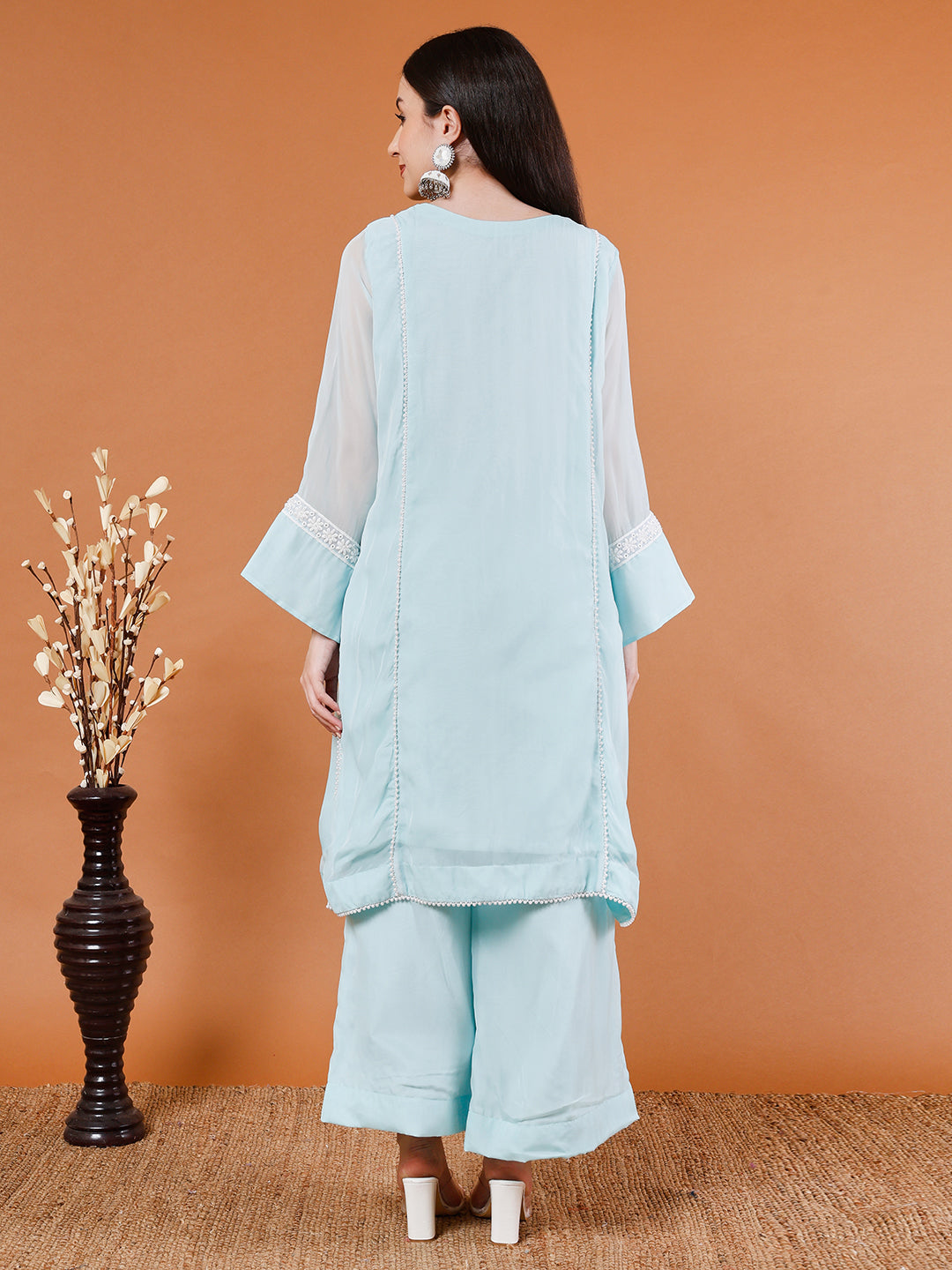 Light Blue Organic Cotton Kurta