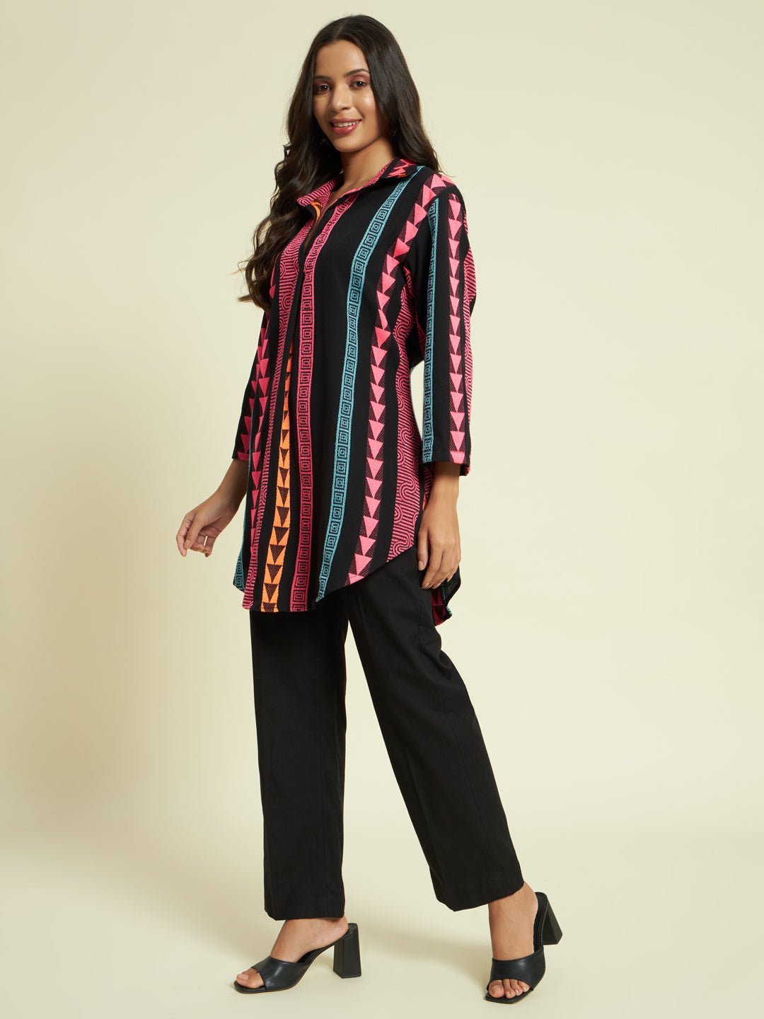 Collared Kurta Set - Kaayada