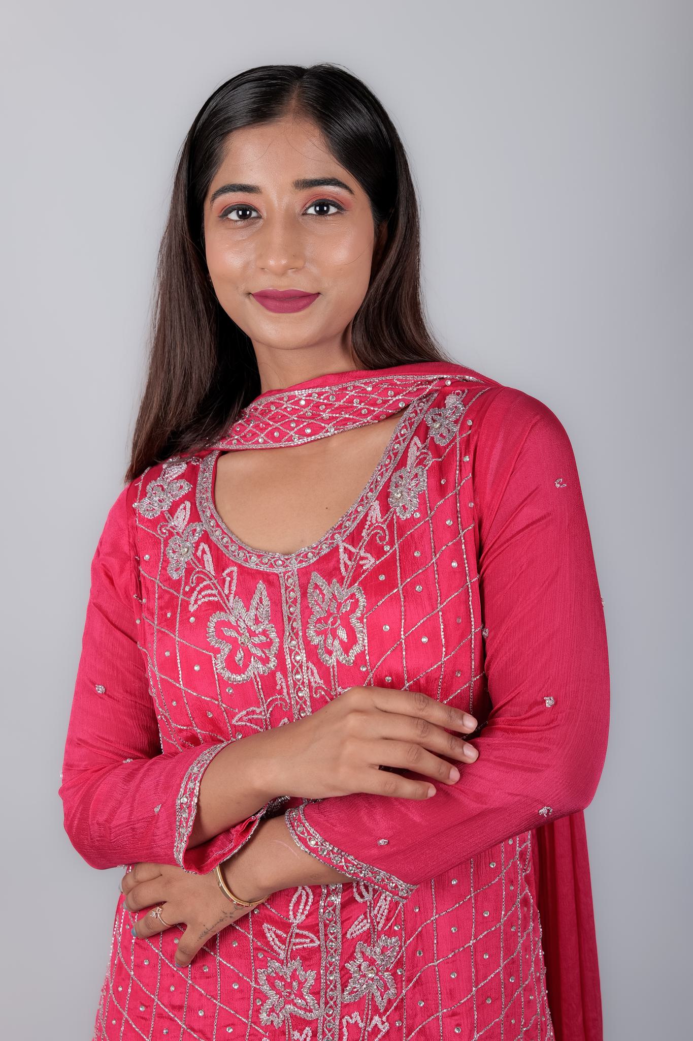 Crepe Silk Suit - Kaayada