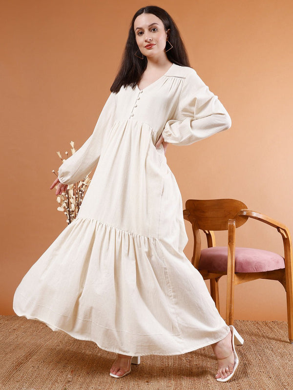 Elegant Long Maxi Dress - Kaayada