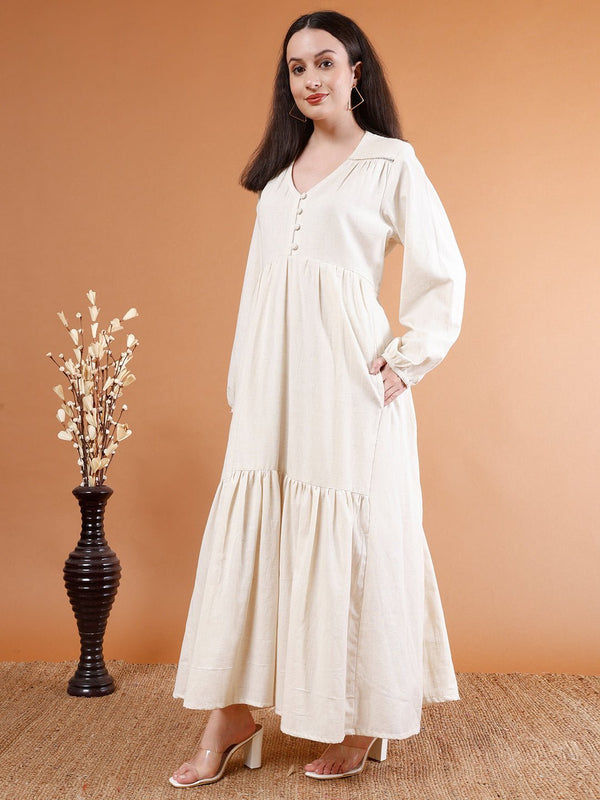 Elegant Long Maxi Dress - Kaayada