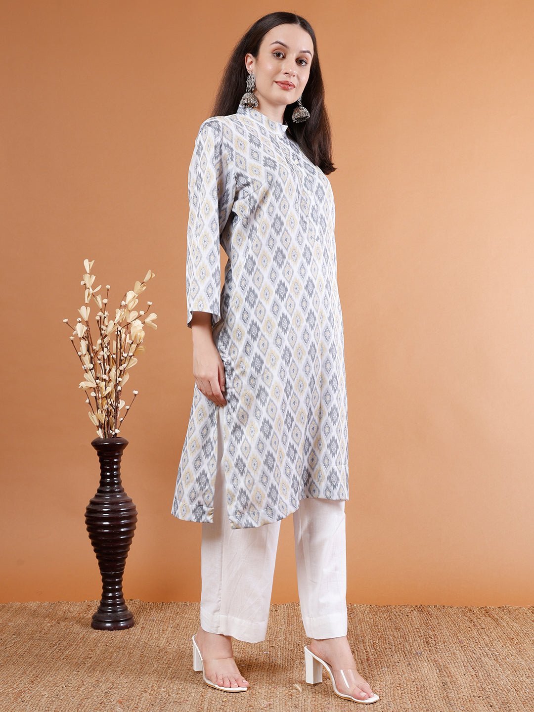Elegant Modal Satin Kurta Set - Kaayada