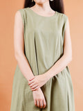 Elegant Olive Green Asymmetrical Kurta Set - Kaayada