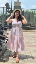 Flare Organic Dress with Adjustable Belt - Kaayada
