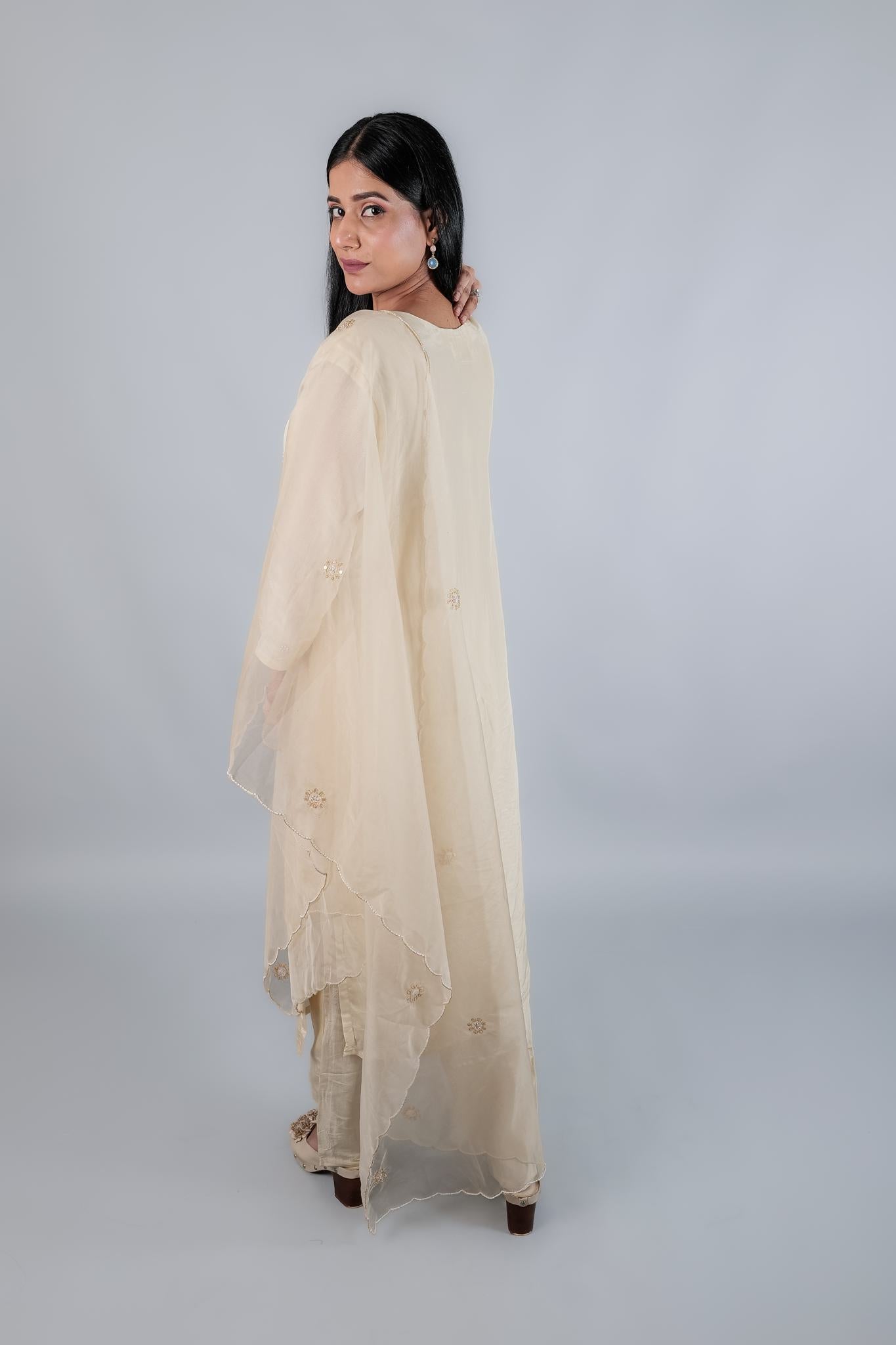 Muslin Silk Suit Set - Kaayada