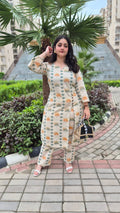 Organic Cotton Printed Kurta Set - Kaayada