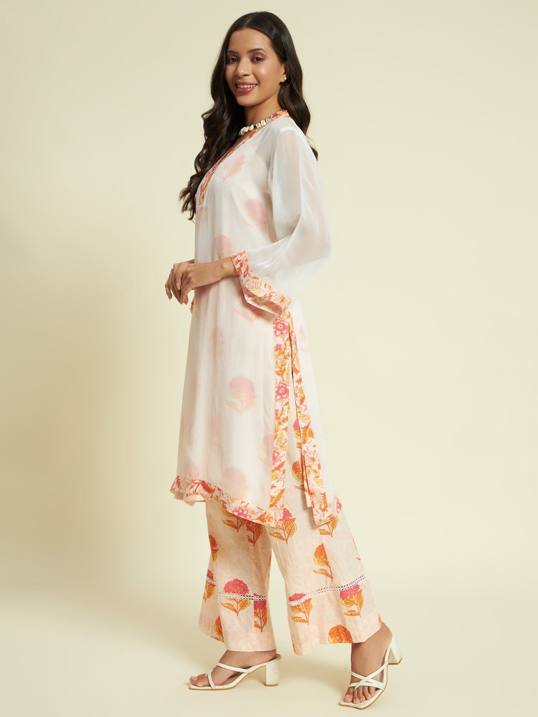 Printed Organic Cotton Kurta Set - Kaayada