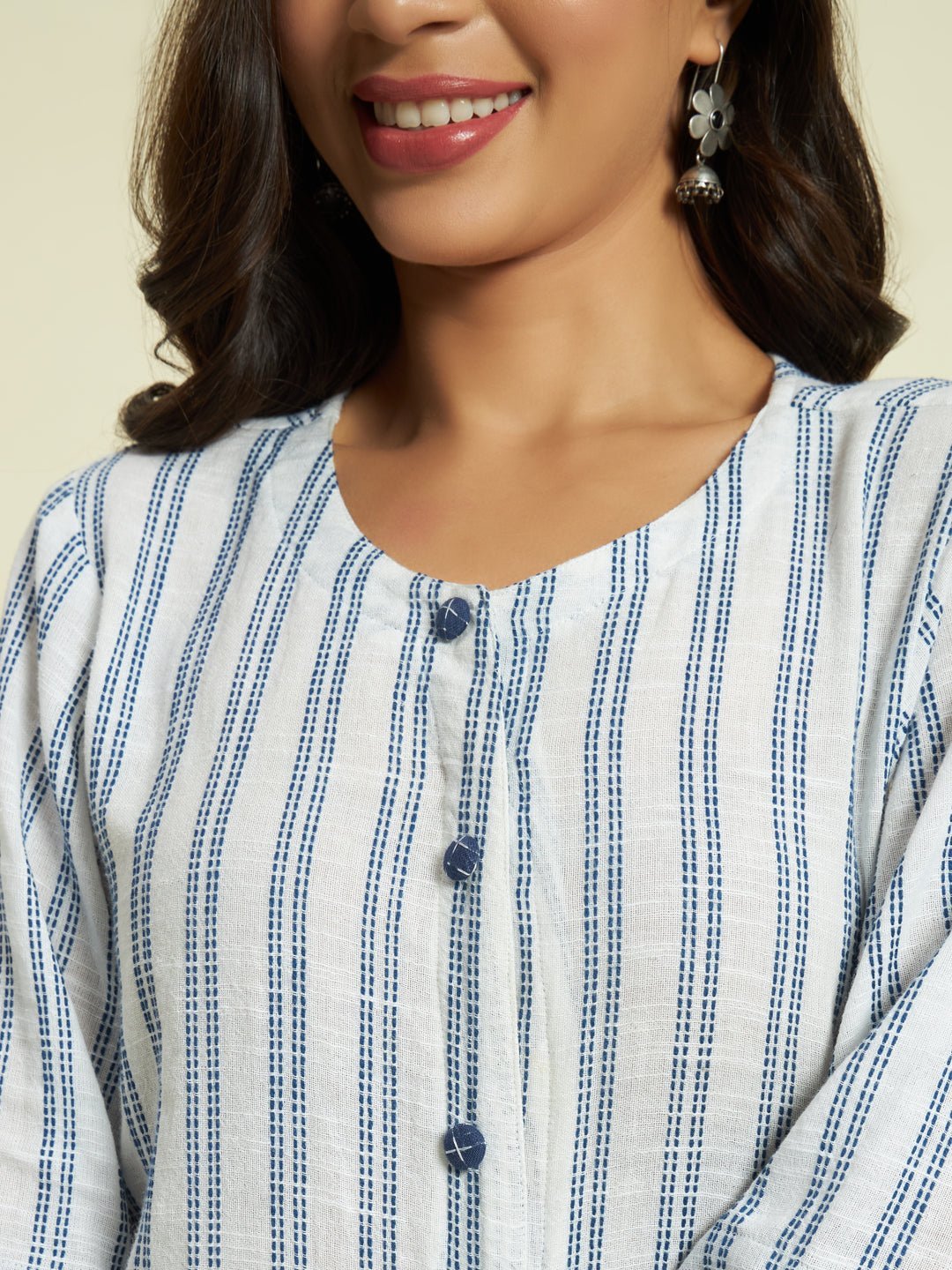 Printed Organic Cotton Kurta Set - Kaayada