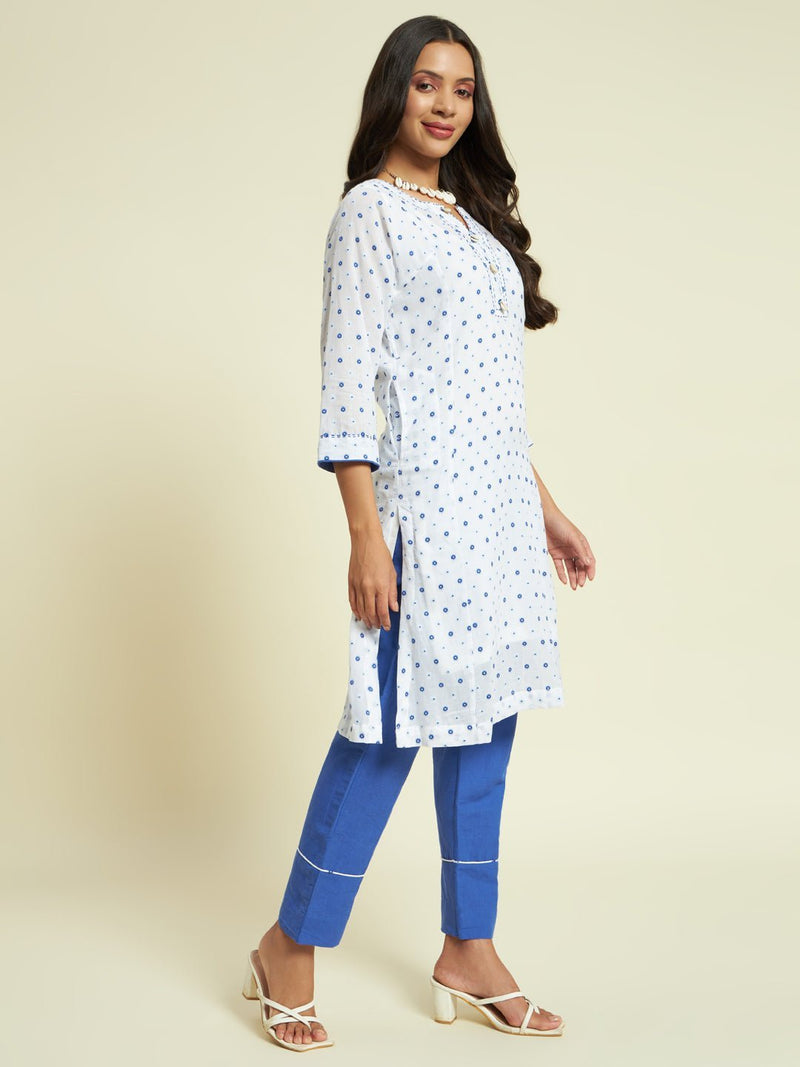 Printed Organic Cotton Kurta Set - Kaayada