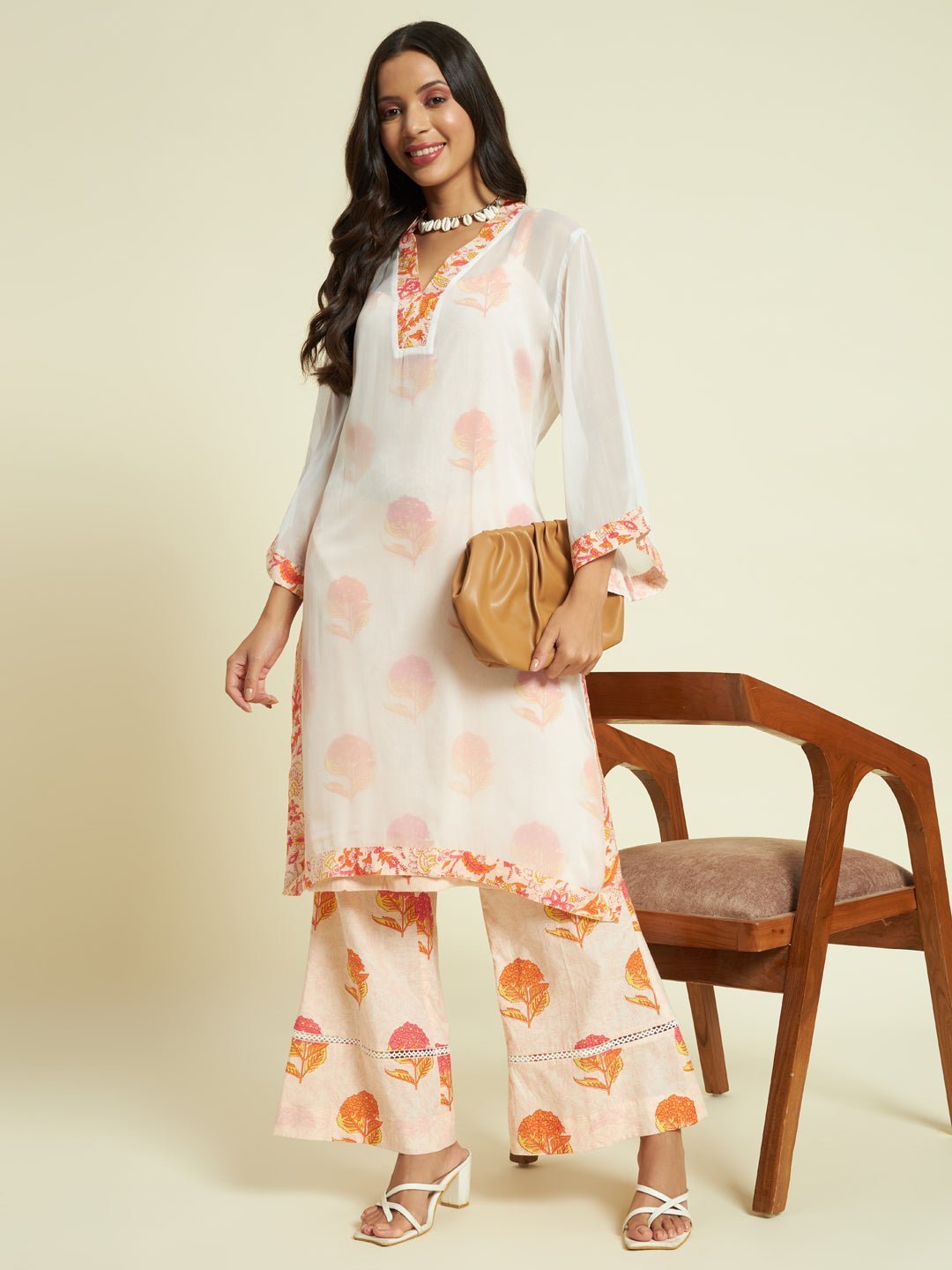 Printed Organic Cotton Kurta Set - Kaayada