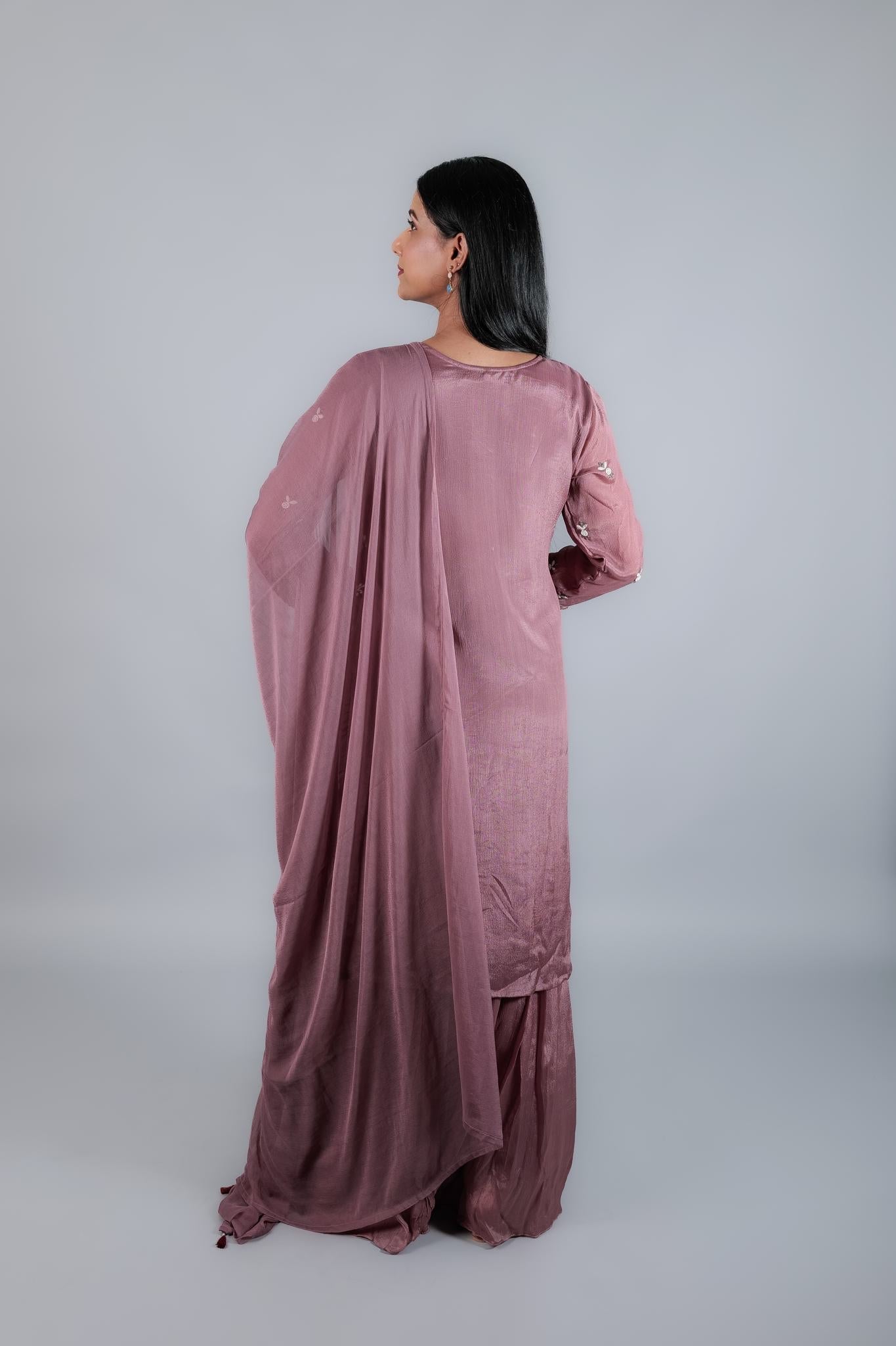 Sharara Suit with Embroidery Kurta - Kaayada