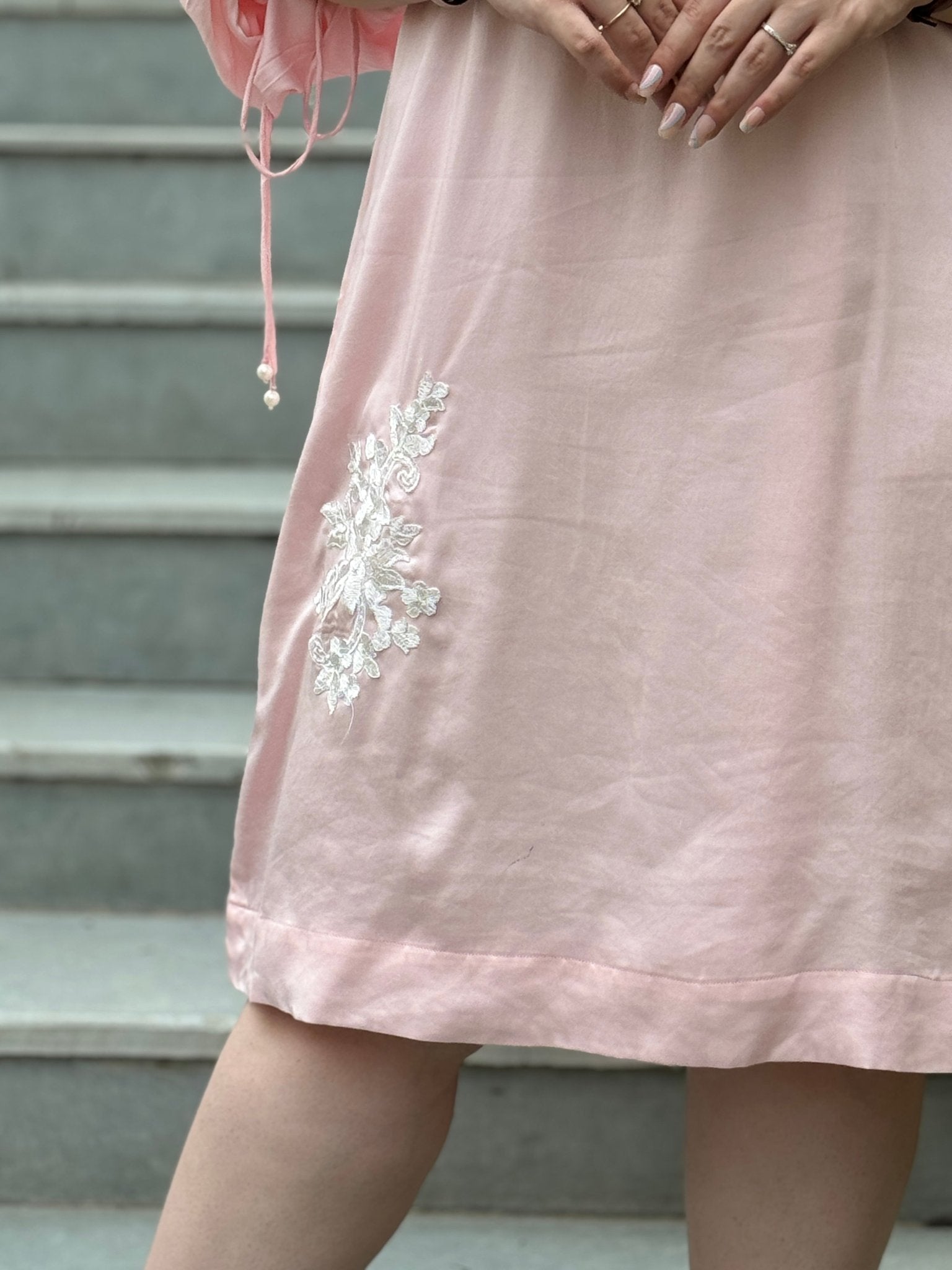 Stunning Pink A - Line Frock - Kaayada